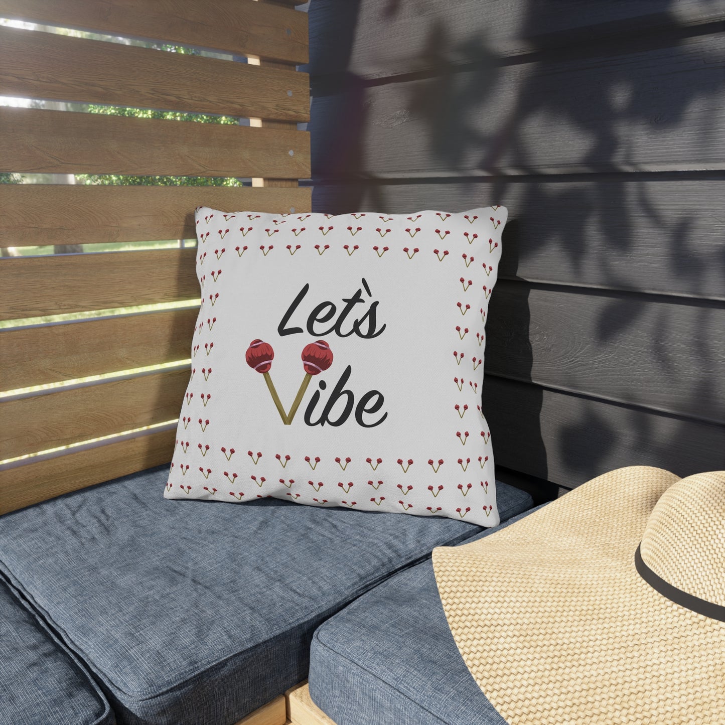 Let's Vibe™ Outdoor Pillow