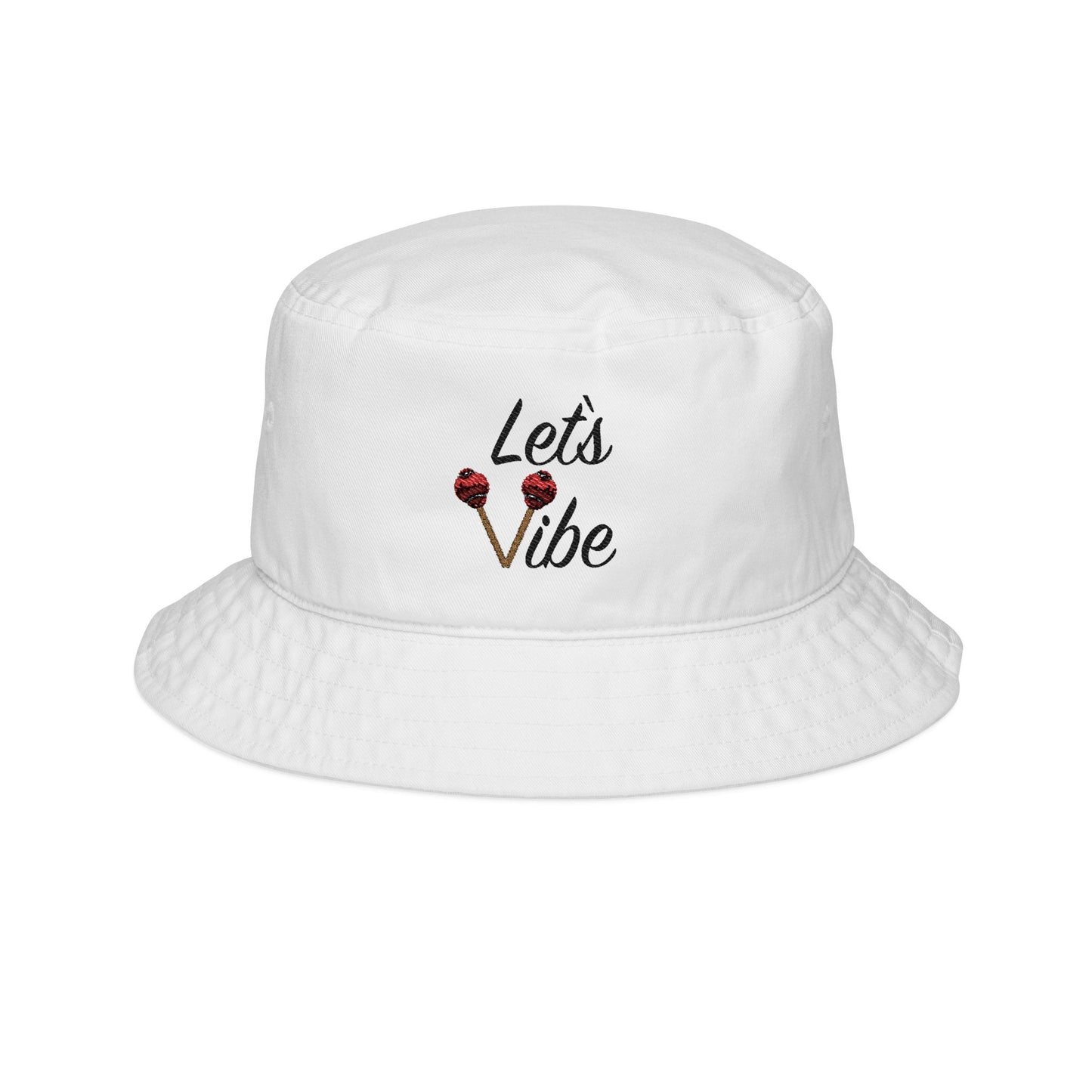 Let's Vibe™ Embroidered Bucket Hat