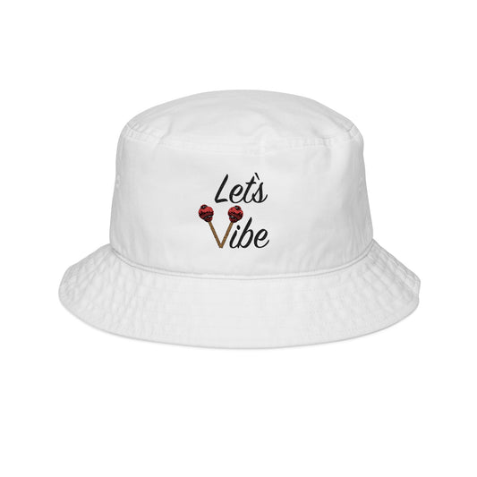 Let's Vibe™ Embroidered Bucket Hat