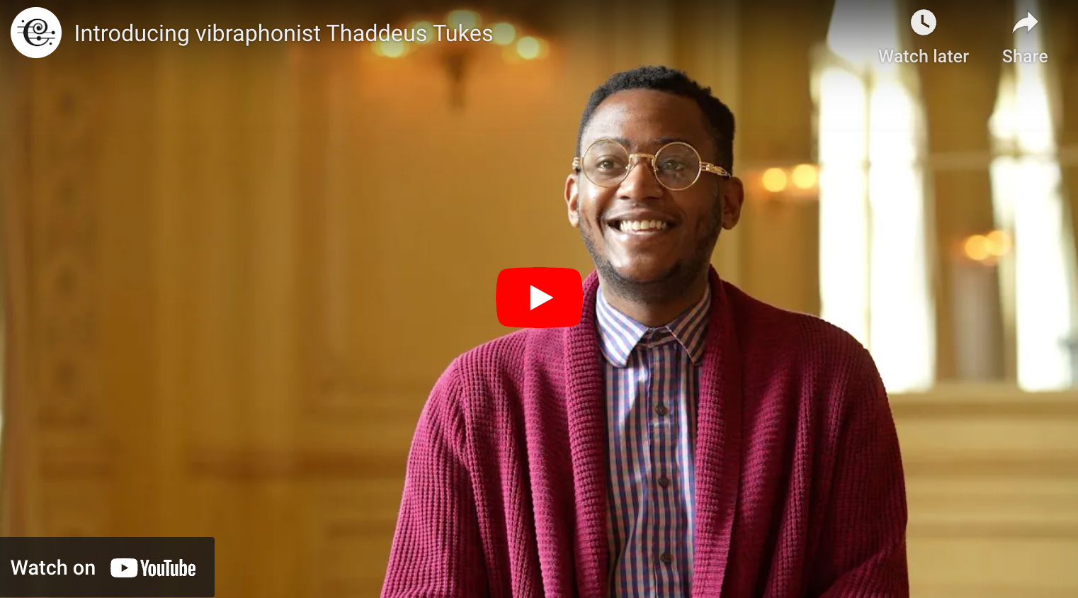WATCH: Introducing Vibraphonist Thaddeus Tukes – Thaddeus Tukes on the ...