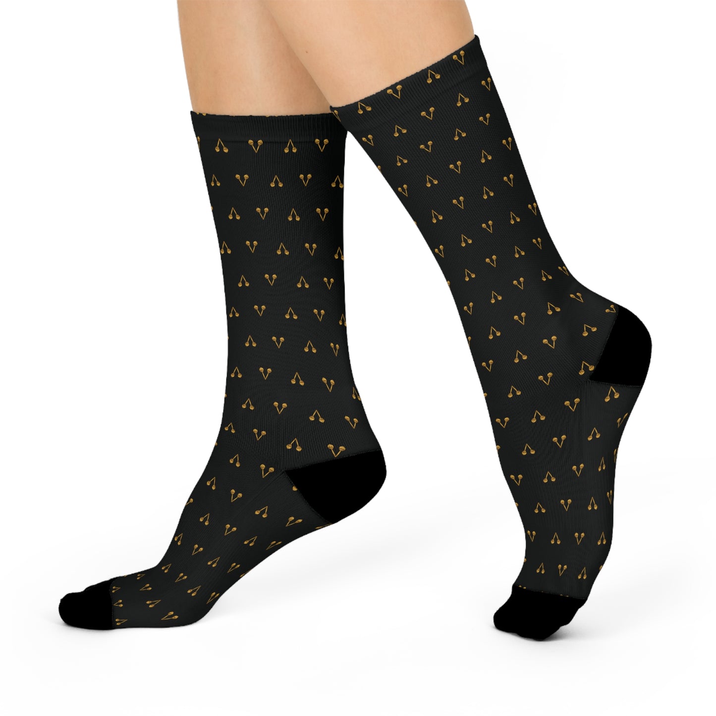 Let's Vibe™ Socks (Black)