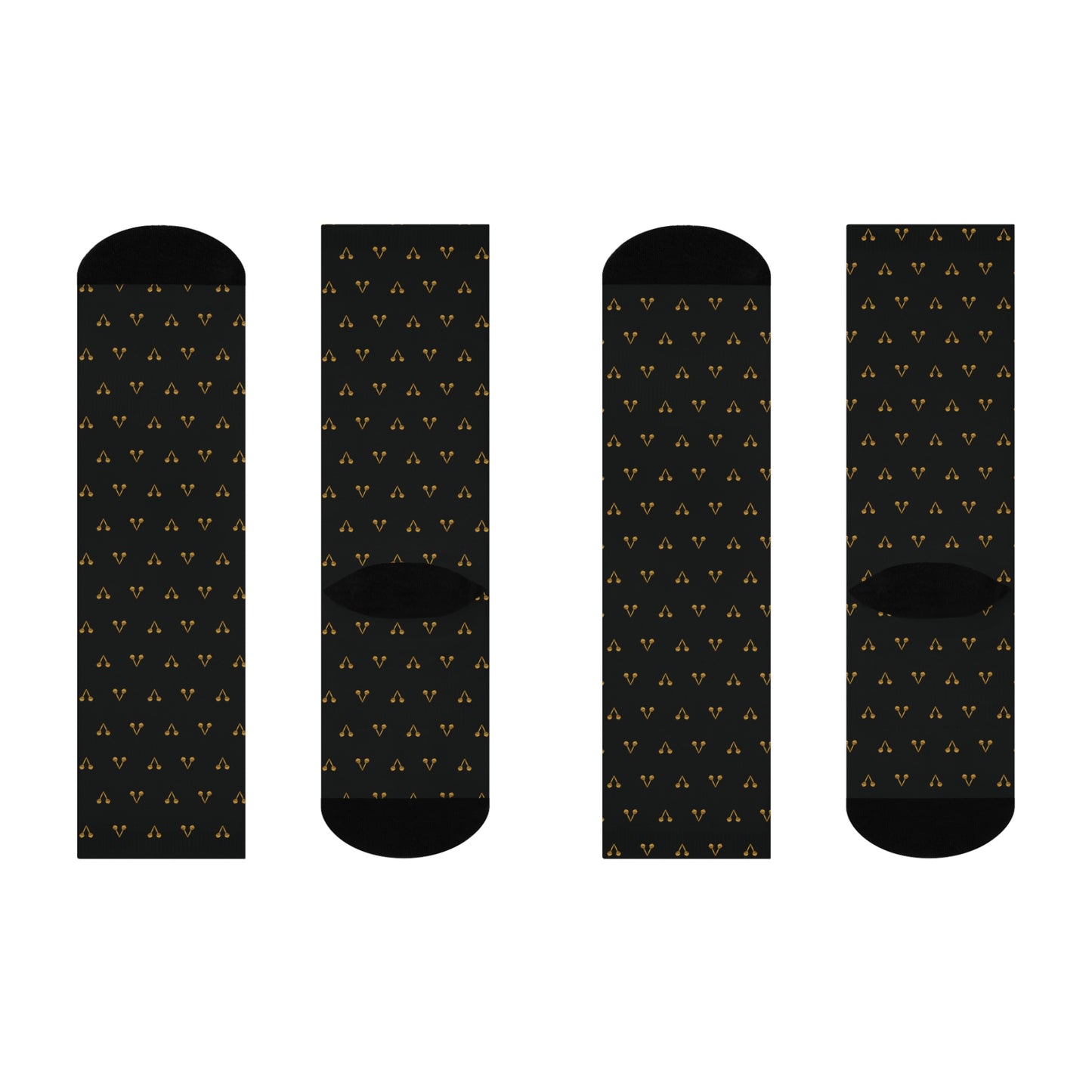 Let's Vibe™ Socks (Black)